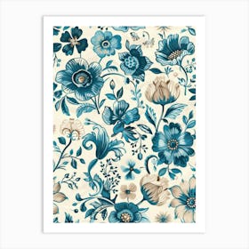 Floral Pattern 13 Art Print