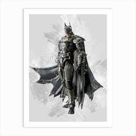 Batman Watercolor Art Print