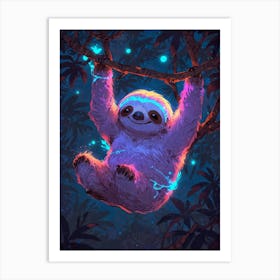 Sloth 26 Art Print