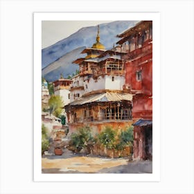 Thiksey Monastery 2 Art Print