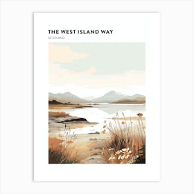 The West Island Way Scotland 4 Hiking Trail Landscape Poster Art Print