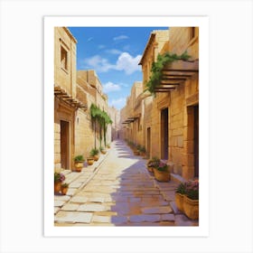 Street In The Old Town Art Print