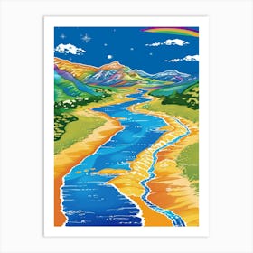 Rainbow River Art Print