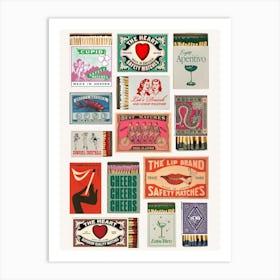 Matchboxes 1 Art Print