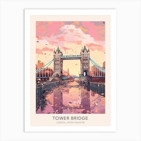 Tower Bridge London United Kingdom 2 Travel Poster Art Print