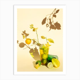 Lemon Summer In Italy Art Print