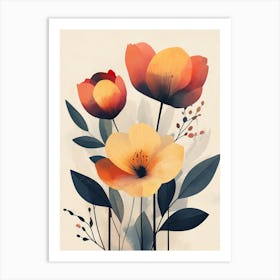 Poppies 12 Art Print