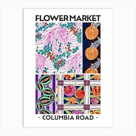 Flower Market Columbia Road Eugene Seguy Vintage Botanical Art Print