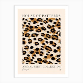 House Of Patterns Cheetah Animal Print Pattern 3 Art Print