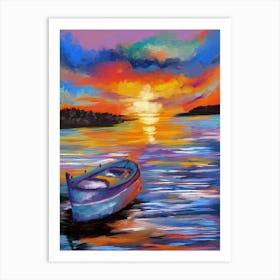 Boat View Art Print