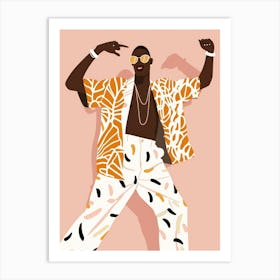 Hip Hop Dancer Art Print