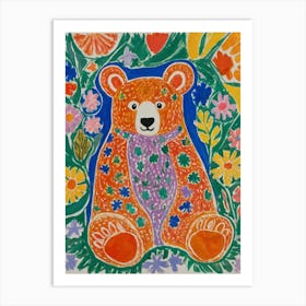 Teddy Bear Style Henri Matisse Art Print