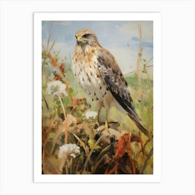 Bird Painting Eurasian Sparrowhawk 1 Art Print