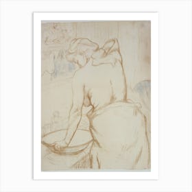 Washing (1896), Henri de Toulouse-Lautrec Art Print