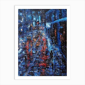 Rainy Night In New Orleans Art Print