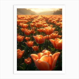 Field Of Tulips Art Print