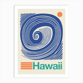 Surf Hawaii Art Print