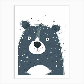 Bear Print 1 Art Print