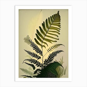 Sensitive Fern Rousseau Inspired Art Print