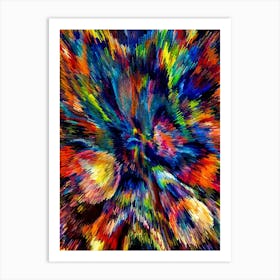 Acrylic Extruded Painting 323 Art Print