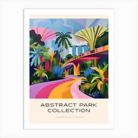 Abstract Park Collection Poster Gardens By The Bay Singapore 5 Art Print