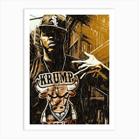 Rapper Fighter Of Def Jam Videogame Art Print