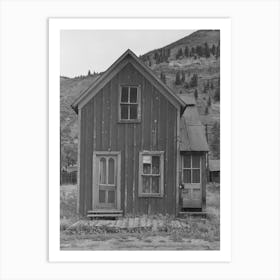 Old House Of Gold Miner, Telluride, Colorado By Russell Lee Art Print