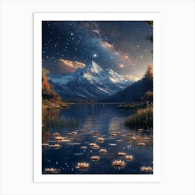 Lily Pond 1 Art Print