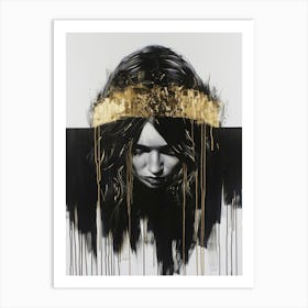 Gold Crown Art Print