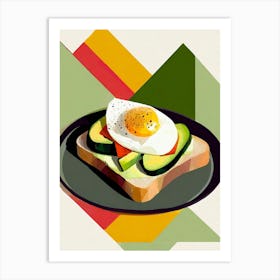 Avocado Toast 1 Art Print