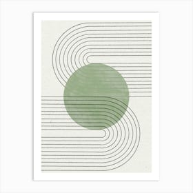 Green Balance 1 Art Print
