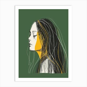 Portrait Of A Woman 274 Art Print