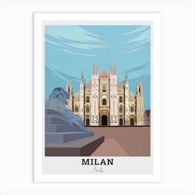 Milan Cathedral Travel Art Print