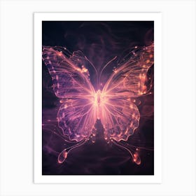 Abstract Butterfly 5 Art Print