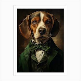 Celtic Beagle Art Print