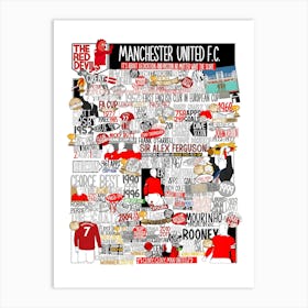 Manchester United 7 Art Print