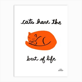 Cats Life Art Print