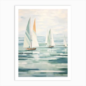 Sailboats 8 Art Print