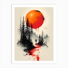 Tainted Sun Art Print