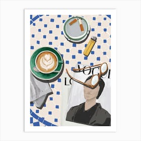 Coffee Brunch Poster Art Print