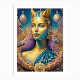 Egyptian Goddess Art Print