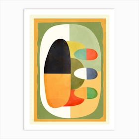 Modern Abstract Geometric Art 25 Art Print