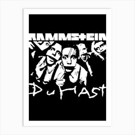 Rammstein 1 Art Print