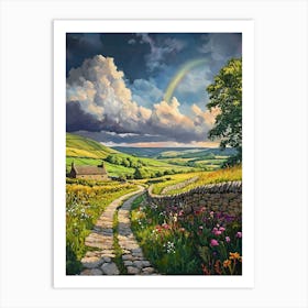 Rolling Hills Of Ireland 6 Art Print