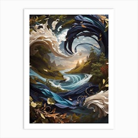 'The Ocean' Art Print