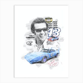 Richard Petty Art Print