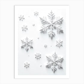 Snowflakes Art Print