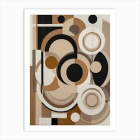 Abstract Circles Art Print