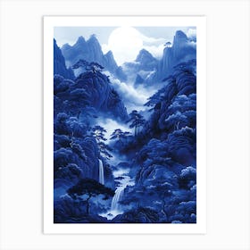 Fantastic Chinese Landscape 20 Art Print