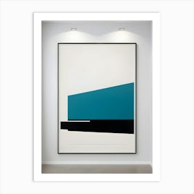 Modern Abstract Minimalistic Art 10 Art Print